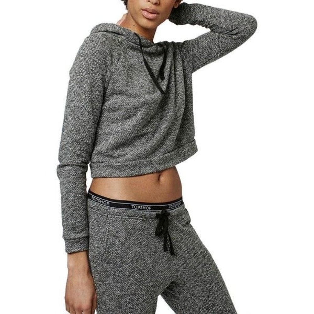 Nwot Topshop Cropped Hoodie